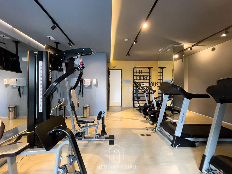Studio 23m² | Garagem | Varanda | 300m Metrô