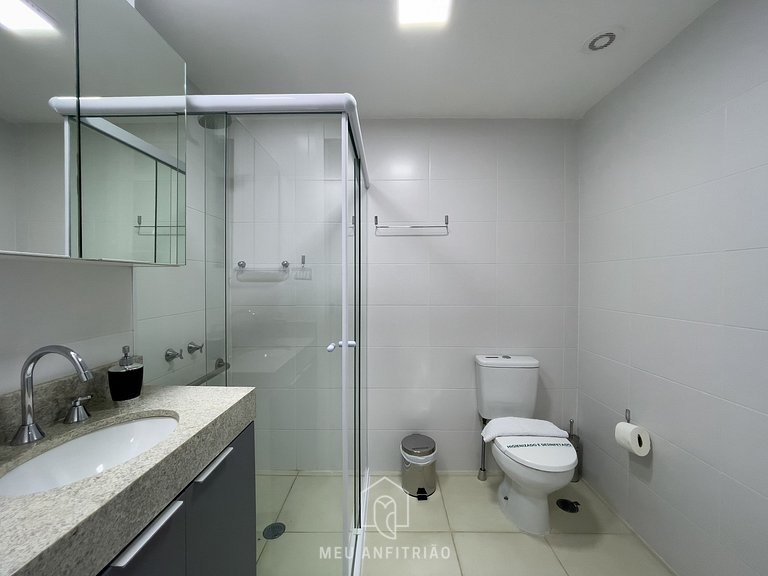 Studio 23m² | Garagem | Varanda | 300m Metrô