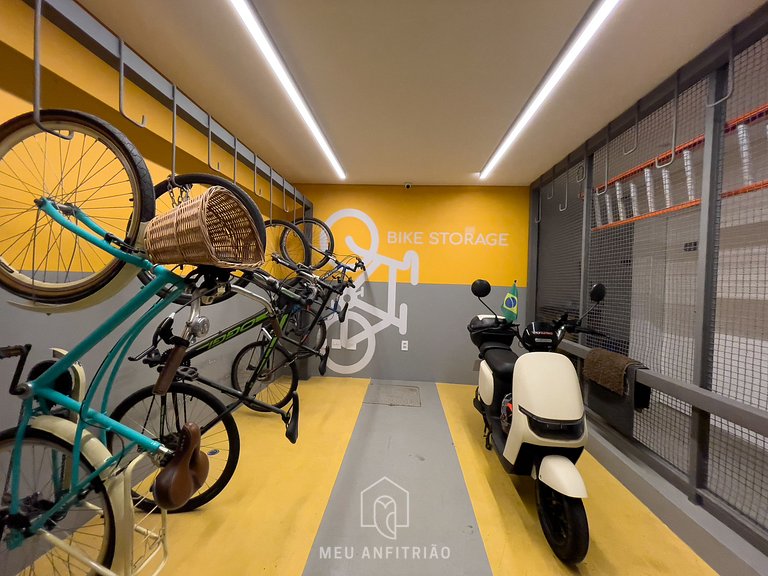 Studio 23m² | Varanda | Piscina | Metrô 250m