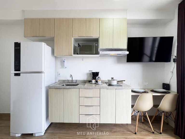 Studio 23m² | Balcón | Piscina | Metro a 250 m
