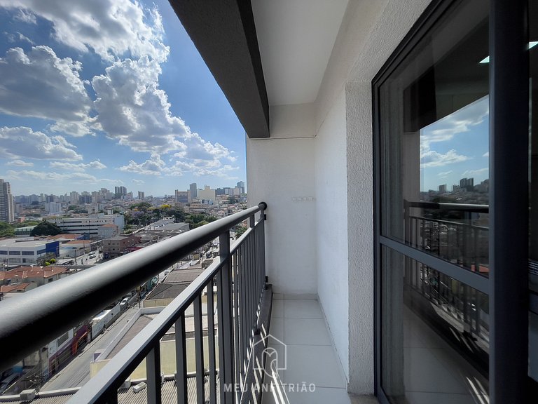 Studio 23m² | Varanda | Piscina | Metrô 250m