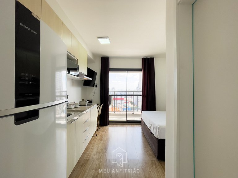 Studio 23m² | Balcón | Piscina | Metro a 250 m
