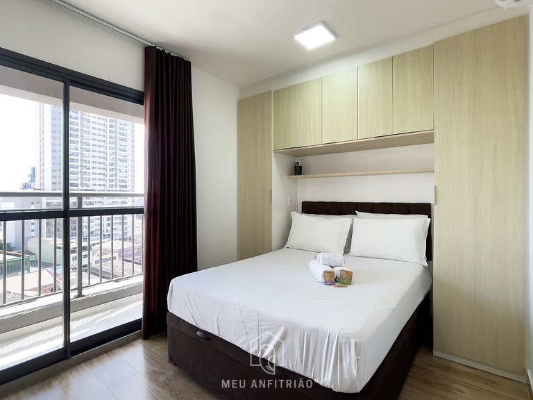 Studio 23m² | Balcón | Piscina | Metro a 250 m