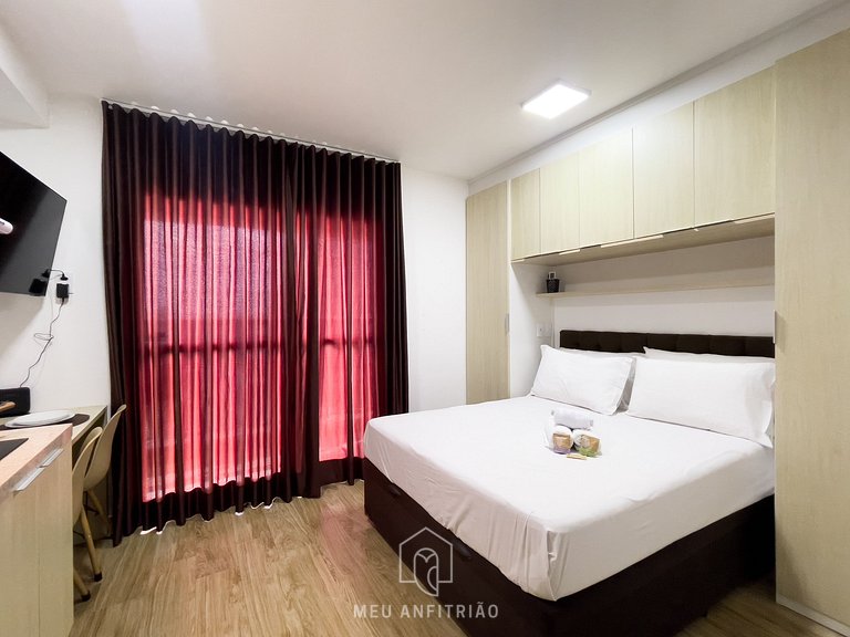 Studio 23m² | Balcón | Piscina | Metro a 250 m