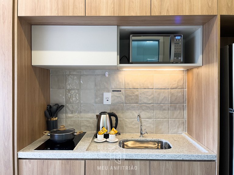 24m² | Piscina y gimnasio | Vista | Metro a 450m