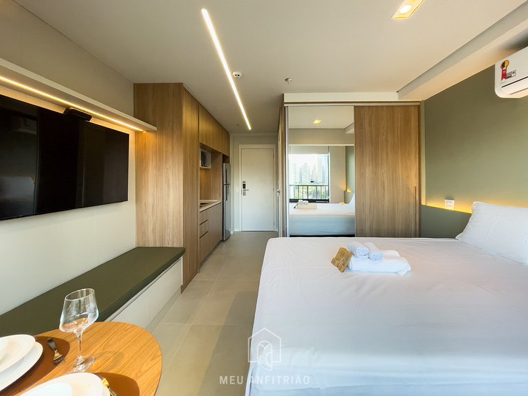 24m² | Pool and gym | View | Subway 450m