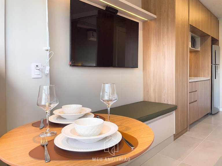 24m² | Piscina y gimnasio | Vista | Metro a 450m
