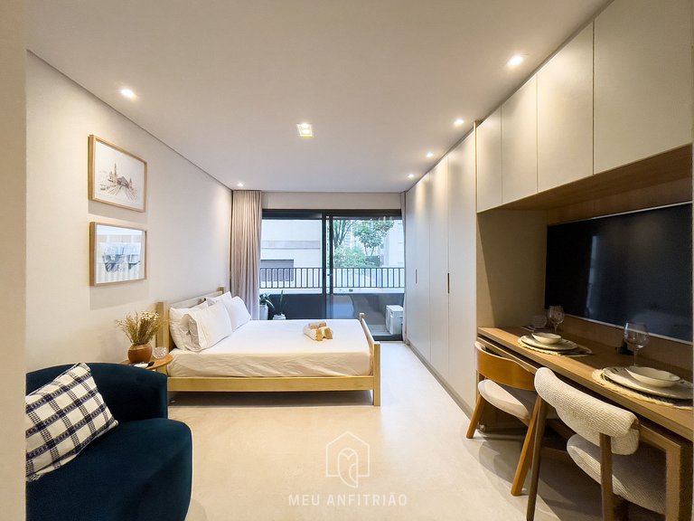 Estudio 29m² | Piscina | Coworking | Av. Paulista