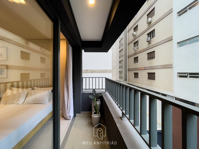 Studio 29m² | Piscina | Coworking | Av. Paulista