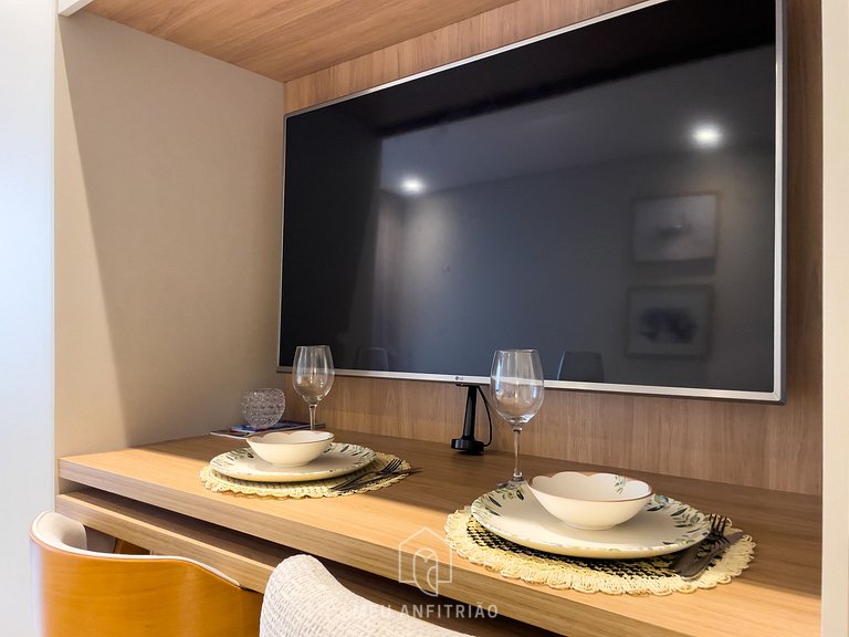 Studio 29m² | Piscina | Coworking | Av. Paulista