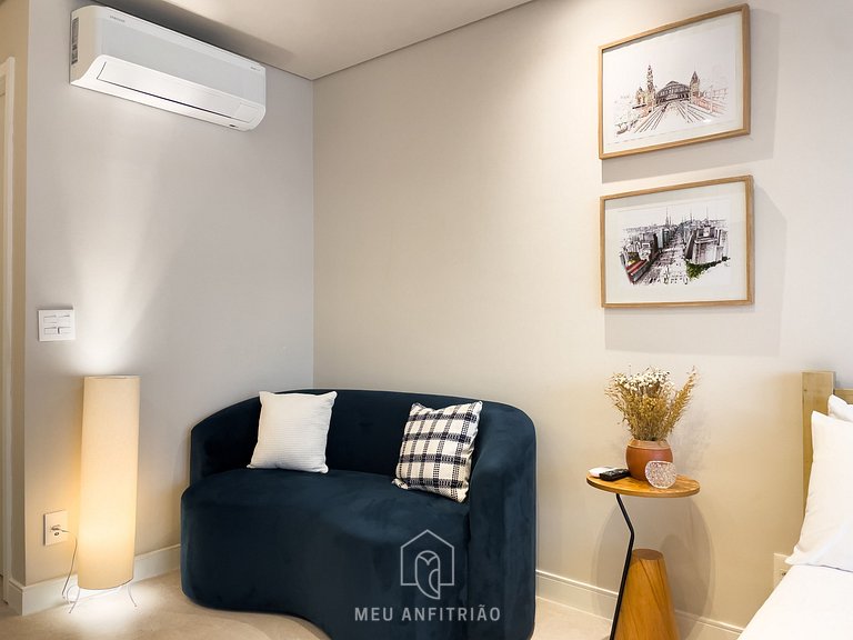 Studio 29m² | Pool | Coworking | Paulista Avenue