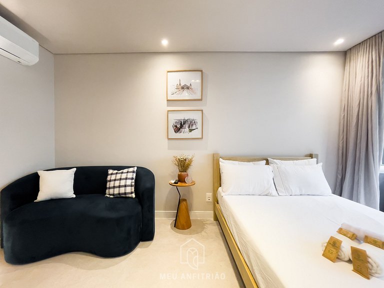 Studio 29m² | Piscina | Coworking | Av. Paulista