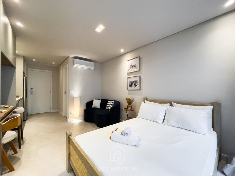 Studio 29m² | Piscina | Coworking | Av. Paulista