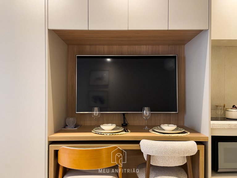 Studio 29m² | Pool | Coworking | Paulista Avenue