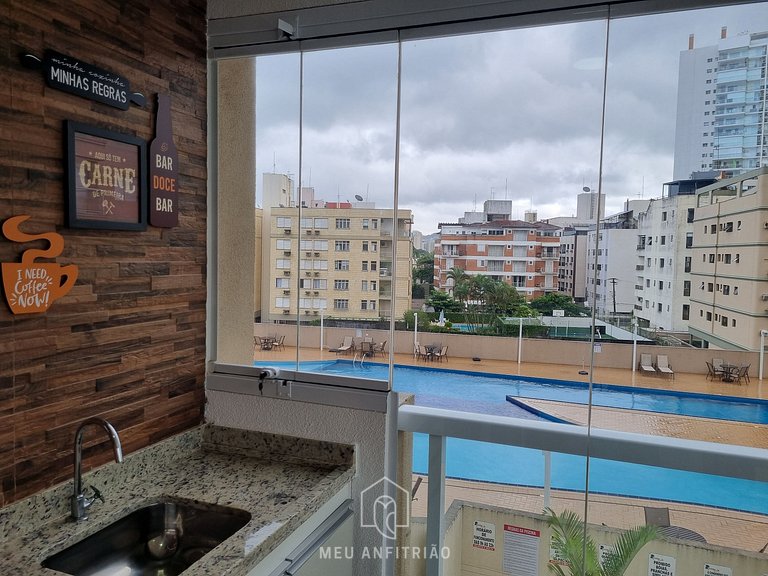 Apartamento decorado e aconchegante no Guarujá